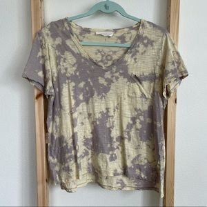 Pastel Tie-dye Cropped Short Sleeve Tee